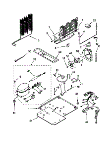 Unit parts for Kenmore Refrigerator 106.70862991 (10670862991, 106 70862991) from AppliancePartsPros.com