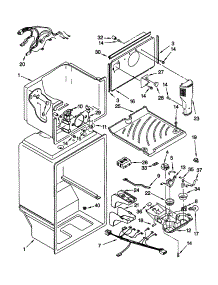 Liner parts for Kenmore Refrigerator 106.70872990 (10670872990, 106 70872990) from AppliancePartsPros.com