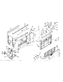 Cabinet Parts parts for Kenmore Heat Pump System 106.70920 (10670920, 106 70920) from AppliancePartsPros.com