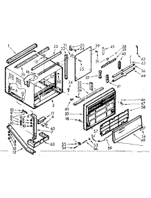 Cabinet Parts parts for Kenmore Heat Pump System 106.70940 (10670940, 106 70940) from AppliancePartsPros.com