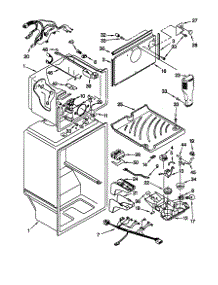 Liner parts for Kenmore Refrigerator 106.70962990 (10670962990, 106 70962990) from AppliancePartsPros.com