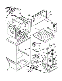 Liner parts for Kenmore Refrigerator 106.70982991 (10670982991, 106 70982991) from AppliancePartsPros.com