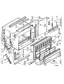 Cabinet Parts parts for Kenmore Heat Pump System 106.71032 (10671032, 106 71032) from AppliancePartsPros.com
