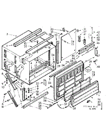 Cabinet Parts parts for Kenmore Heat Pump System 106.71041 (10671041, 106 71041) from AppliancePartsPros.com