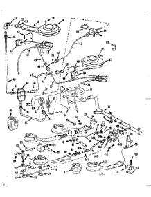 Burner Section parts for Kenmore Range 103.7986640 (1037986640, 103 7986640) from AppliancePartsPros.com