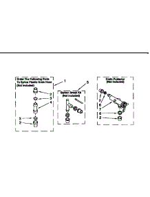 Water System parts for Kenmore Washer 110.26294690 (11026294690, 110 26294690) from AppliancePartsPros.com