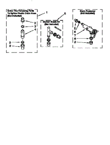 Water System parts for Kenmore Washer 110.26294691 (11026294691, 110 26294691) from AppliancePartsPros.com