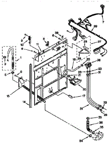 Rear Panel parts for Kenmore Washer 110.26294692 (11026294692, 110 26294692) from AppliancePartsPros.com