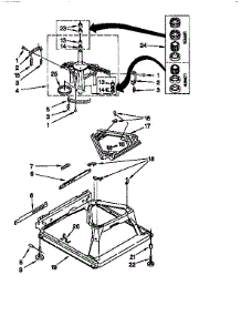Machine Base parts for Kenmore Washer 110.26294692 (11026294692, 110 26294692) from AppliancePartsPros.com
