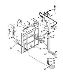 Rear Panel parts for Kenmore Washer 110.26294693 (11026294693, 110 26294693) from AppliancePartsPros.com