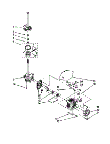 Brake / Clutch / Gearcase / Motor / Pump parts for Kenmore Washer 110.26294693 (11026294693, 110 26294693) from AppliancePartsPros.com