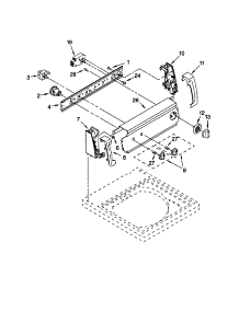 Control Panel parts for Kenmore Washer 110.26294694 (11026294694, 110 26294694) from AppliancePartsPros.com