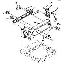 Control Panel parts for Kenmore Washer 110.26622690 (11026622690, 110 26622690) from AppliancePartsPros.com