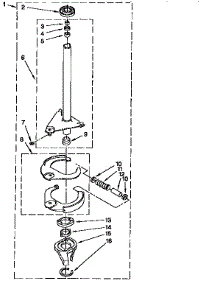 Brake And Drive Tube parts for Kenmore Washer 110.26622690 (11026622690, 110 26622690) from AppliancePartsPros.com