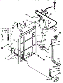 Rear Panel parts for Kenmore Washer 110.26622691 (11026622691, 110 26622691) from AppliancePartsPros.com