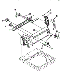 Control Panel parts for Kenmore Washer 110.26622691 (11026622691, 110 26622691) from AppliancePartsPros.com