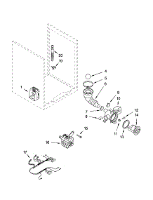 Pump And Motor Parts, Optional Parts (Not Included) parts for Kenmore Washer 110.45081403 (11045081403, 110 45081403) from AppliancePartsPros.com