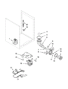 Pump And Motor Parts, Optional Parts (Not Included) parts for Kenmore Washer 110.45091401 (11045091401, 110 45091401) from AppliancePartsPros.com
