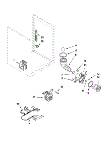 Pump And Motor Parts, Optional Parts (Not Included) parts for Kenmore Washer 110.45962403 (11045962403, 110 45962403) from AppliancePartsPros.com