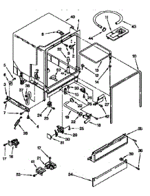 Tub Assembly parts for Kenmore Dishwasher 665.1514591 (6651514591, 665 1514591) from AppliancePartsPros.com