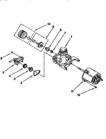 Pump And Motor parts for Kenmore Dishwasher 665.1514593 (6651514593, 665 1514593) from AppliancePartsPros.com