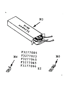Wire Harness And Components parts for Kenmore Wall Oven 103.3277025 (1033277025, 103 3277025) from AppliancePartsPros.com