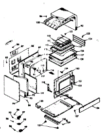 Lower Body Section parts for Kenmore Range 103.9767361 (1039767361, 103 9767361) from AppliancePartsPros.com