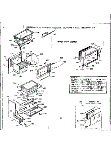Upper Body Section parts for Kenmore Range 103.9767460 (1039767460, 103 9767460) from AppliancePartsPros.com