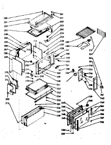Upper Oven Body Section parts for Kenmore Range 103.9806800 (1039806800, 103 9806800) from AppliancePartsPros.com