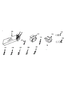 Wire Harness & Components parts for Kenmore Range 103.9826800 (1039826800, 103 9826800) from AppliancePartsPros.com