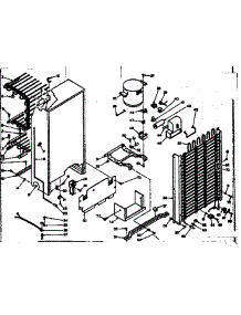 Unit Parts parts for Kenmore Freezer 106.6425150 (1066425150, 106 6425150) from AppliancePartsPros.com