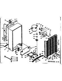 Unit Parts parts for Kenmore Freezer 106.6426152 (1066426152, 106 6426152) from AppliancePartsPros.com