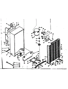 Unit Parts parts for Kenmore Freezer 106.6427152 (1066427152, 106 6427152) from AppliancePartsPros.com