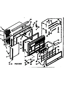 Cabinet Parts parts for Kenmore Heat Pump System 106.65160 (10665160, 106 65160) from AppliancePartsPros.com