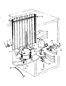 Unit Parts parts for Kenmore Freezer 106.6594130 (1066594130, 106 6594130) from AppliancePartsPros.com