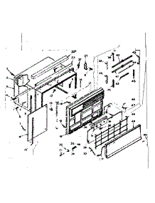 Cabinet Parts parts for Kenmore Heat Pump System 106.66130 (10666130, 106 66130) from AppliancePartsPros.com