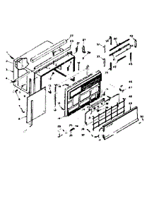 Cabinet Parts parts for Kenmore Heat Pump System 106.66150 (10666150, 106 66150) from AppliancePartsPros.com