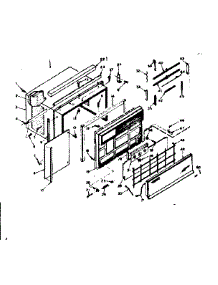 Cabinet Parts parts for Kenmore Heat Pump System 106.66160 (10666160, 106 66160) from AppliancePartsPros.com
