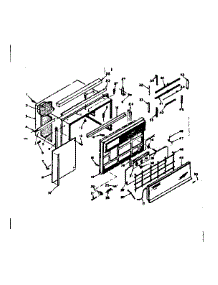 Cabinet Parts parts for Kenmore Heat Pump System 106.66170 (10666170, 106 66170) from AppliancePartsPros.com