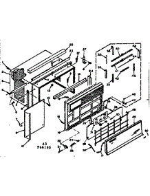 Cabinet Parts parts for Kenmore Heat Pump System 106.66190 (10666190, 106 66190) from AppliancePartsPros.com