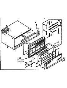 Cabinet Parts parts for Kenmore Heat Pump System 106.66420 (10666420, 106 66420) from AppliancePartsPros.com
