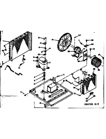 Cabinet Parts parts for Kenmore Heat Pump System 106.66720 (10666720, 106 66720) from AppliancePartsPros.com