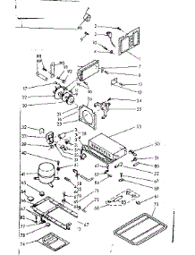 Unit Parts parts for Kenmore Refrigerator 106.6680825 (1066680825, 106 6680825) from AppliancePartsPros.com