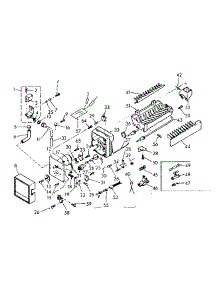 Icemaker Parts parts for Kenmore Refrigerator 106.6680825 (1066680825, 106 6680825) from AppliancePartsPros.com