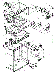 Freezer Parts parts for Kenmore Refrigerator 106.6684160 (1066684160, 106 6684160) from AppliancePartsPros.com
