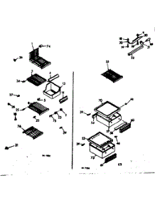 Liner Parts parts for Kenmore Refrigerator 106.6690500 (1066690500, 106 6690500) from AppliancePartsPros.com
