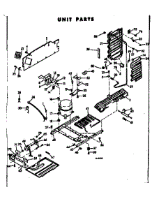 Unit Parts parts for Kenmore Refrigerator 106.6690550 (1066690550, 106 6690550) from AppliancePartsPros.com
