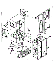 Cabinet Parts parts for Kenmore Refrigerator 106.6690662 (1066690662, 106 6690662) from AppliancePartsPros.com