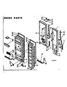 Door Parts parts for Kenmore Refrigerator 106.6690662 (1066690662, 106 6690662) from AppliancePartsPros.com
