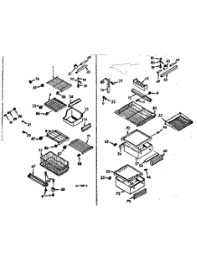 Liner Parts parts for Kenmore Refrigerator 106.6690662 (1066690662, 106 6690662) from AppliancePartsPros.com